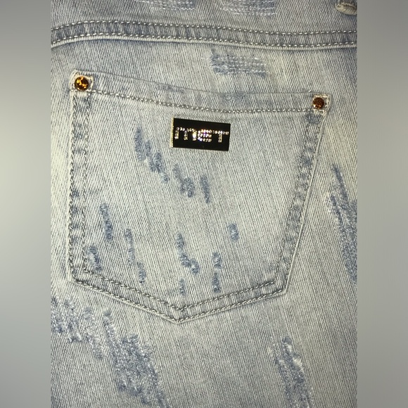 Met Jeans Made in Italy size 31 Rhinestones New - Picture 5 of 10
